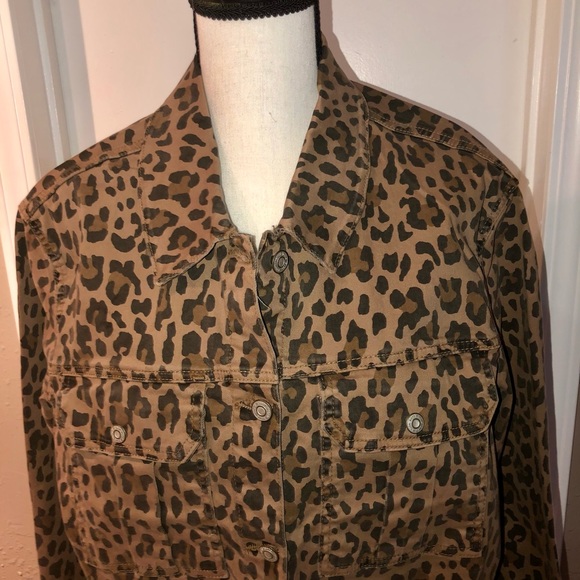 Kensie Cheetah Print Jacket - Picture 2 of 6